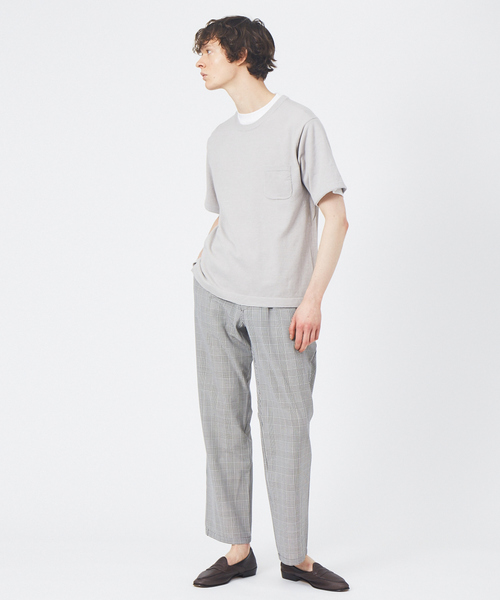 ABAHOUSE(アバハウス)の「アンサンブル ニット ポケットTシャツ(Tシャツ/カットソー・メンズ・グレー/ブルー/グリーン系その他/ブラック・48/44/46)」の5枚目の写真