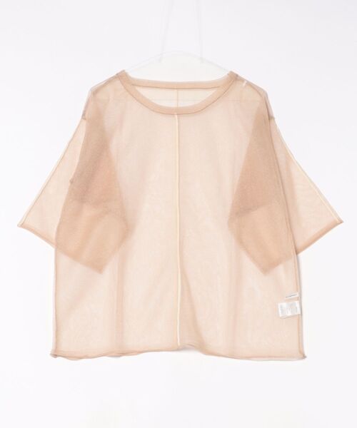 STYLEBLOCK(スタイルブロック)の「シアーラメニットライン入りトップス(ニット/セーター・レディース・ミント/ベージュ/ブラック/ライトブルー・M)」の1枚目の写真