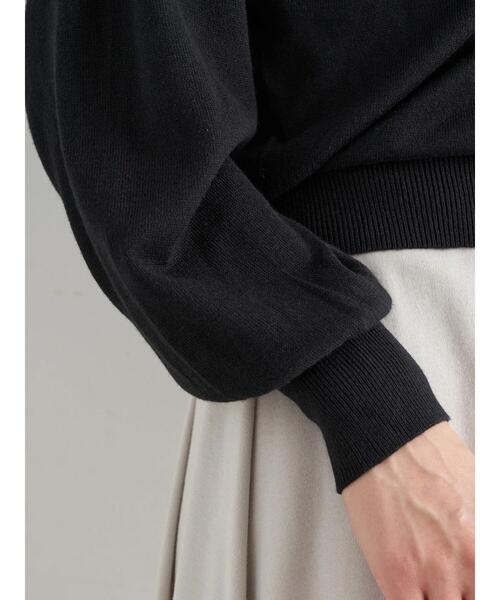 earth music&ecology（アースミュージックアンドエコロジー）の「Vネックニットカーディガン ＊（カーディガン/ボレロ・レディース・ブラック/ホワイト系その他2/オフホワイト/ブルー・FREE）」の18枚目の写真