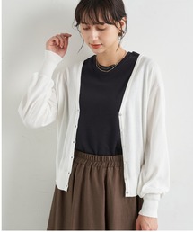 earth music&ecology | Vネックニットカーディガン ＊(カーディガン/ボレロ)