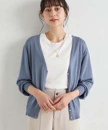 earth music&ecology | Vネックニットカーディガン ＊(カーディガン/ボレロ)