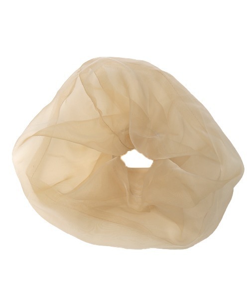 チチカカ（チチカカ）の「チュールカラー　ビッグシュシュ（シュシュ・レディース・パープル/ターコイズブルー/イエロー/アイボリー・FREE）」の7枚目の写真