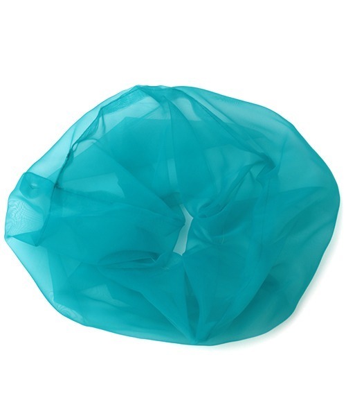 チチカカ（チチカカ）の「チュールカラー　ビッグシュシュ（シュシュ・レディース・パープル/ターコイズブルー/イエロー/アイボリー・FREE）」の8枚目の写真