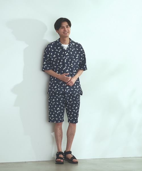 Blue Standard (ブルースタンダード)の「【BLUE STANDARD】速乾 制菌 防臭 快適 シワになりづらいドライワッフルショートパンツ(ショーツ) セットアップ対応品番(その他パンツ・メンズ・ホワイト/ネイビー/ブルー系その他/杢グレー・MEDIUM/X-LARGE/LARGE)」の7枚目の写真
