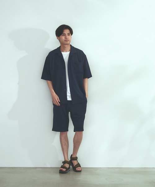 Blue Standard (ブルースタンダード)の「【BLUE STANDARD】速乾 制菌 防臭 快適 シワになりづらいドライワッフルショートパンツ(ショーツ) セットアップ対応品番(その他パンツ・メンズ・ホワイト/ネイビー/ブルー系その他/杢グレー・MEDIUM/X-LARGE/LARGE)」の10枚目の写真