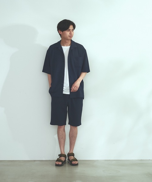 Blue Standard (ブルースタンダード)の「【BLUE STANDARD】速乾 制菌 防臭 快適 シワになりづらいドライワッフルショートパンツ(ショーツ) セットアップ対応品番(その他パンツ・メンズ・ホワイト/ネイビー/ブルー系その他/杢グレー・MEDIUM/X-LARGE/LARGE)」の14枚目の写真
