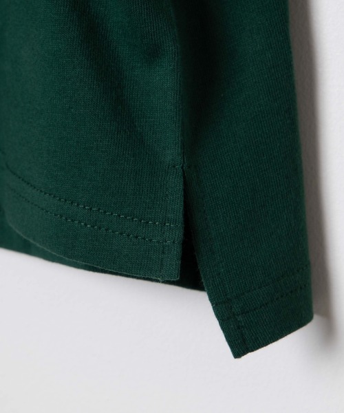 WEGO（ウィゴー）の「WEGO/ワッペンロゴラガーTシャツ（Tシャツ/カットソー・レディース・グリーン/ホワイト・FREE）」の4枚目の写真