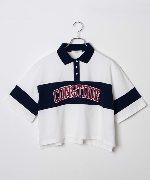 WEGO（ウィゴー）の「WEGO/ワッペンロゴラガーTシャツ（Tシャツ/カットソー・レディース・グリーン/ホワイト・FREE）」の11枚目の写真