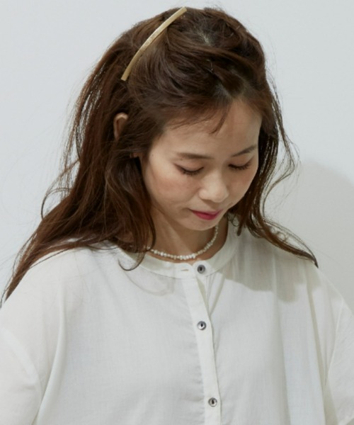 Libra Cue（リブラ キュー）の「マットメタリックバーバレッタ（バレッタ/ヘアクリップ・レディース・シルバー/ゴールド・FREE）」の5枚目の写真