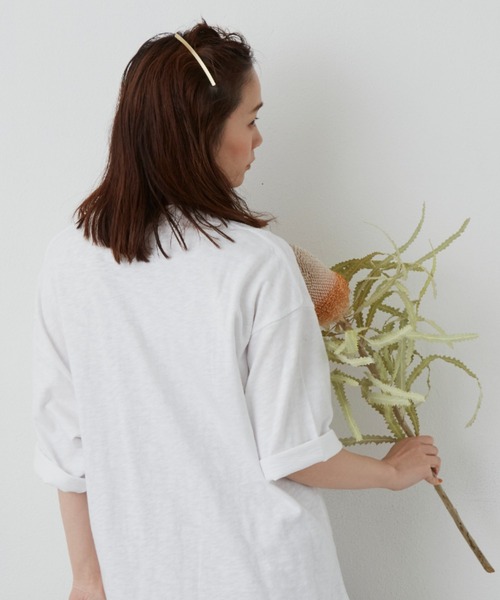 Libra Cue（リブラ キュー）の「マットメタリックバーバレッタ（バレッタ/ヘアクリップ・レディース・シルバー/ゴールド・FREE）」の4枚目の写真