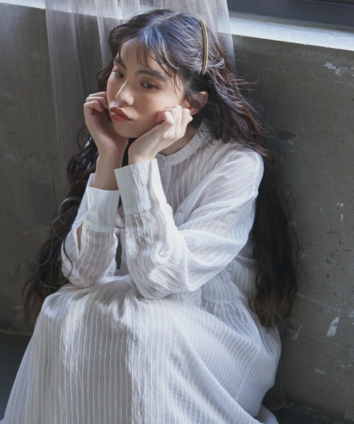 Libra Cue（リブラ キュー）の「マットメタリックバーバレッタ（バレッタ/ヘアクリップ・レディース・シルバー/ゴールド・FREE）」の21枚目の写真