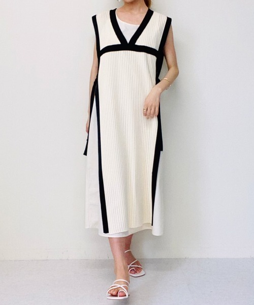 セール ニットベストコーディネートタンクワンピース ワンピース Titilate Valet ティティレートヴァレット のファッション通販 Zozotown