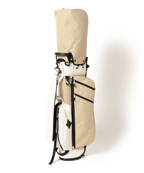BEAMS - JONES × BEAMS GOLF / 別注 Range ゴルフバッグベージュ BEAMS GOLF（ビームスゴルフ）の「JONES × BEAMS GOLF / 別注
