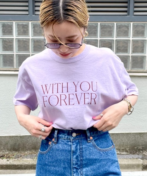 SCREEN STARS(スクリーンスターズ)の「【SCREEN STARS/スクリーンスターズ】ロゴプリントカラーTシャツ(Tシャツ/カットソー・レディース・パープル/オフホワイト/ブルー・FREE)」の10枚目の写真