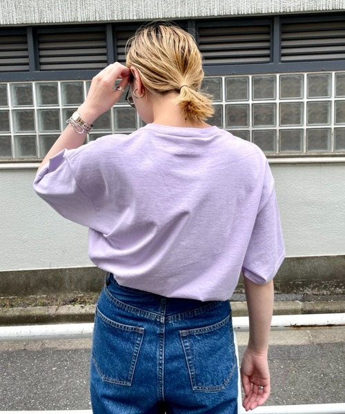 SCREEN STARS(スクリーンスターズ)の「【SCREEN STARS/スクリーンスターズ】ロゴプリントカラーTシャツ(Tシャツ/カットソー・レディース・パープル/オフホワイト/ブルー・FREE)」の14枚目の写真