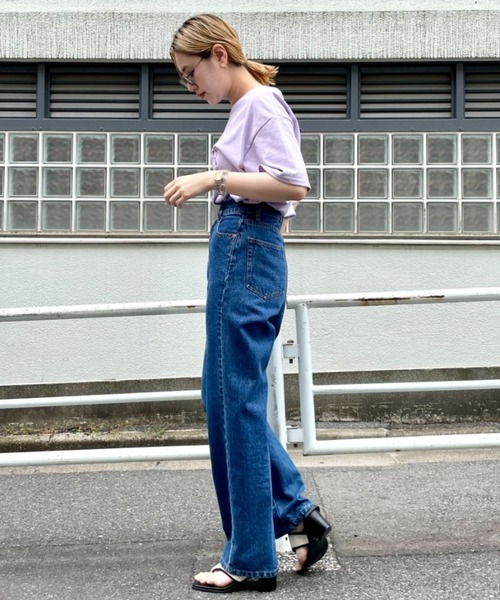 SCREEN STARS(スクリーンスターズ)の「【SCREEN STARS/スクリーンスターズ】ロゴプリントカラーTシャツ(Tシャツ/カットソー・レディース・パープル/オフホワイト/ブルー・FREE)」の18枚目の写真