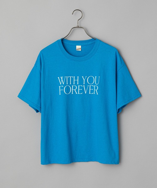 SCREEN STARS(スクリーンスターズ)の「【SCREEN STARS/スクリーンスターズ】ロゴプリントカラーTシャツ(Tシャツ/カットソー・レディース・パープル/オフホワイト/ブルー・FREE)」の13枚目の写真