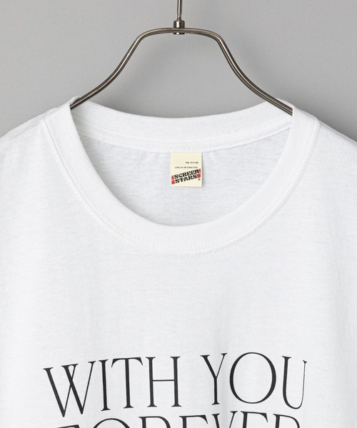 SCREEN STARS(スクリーンスターズ)の「【SCREEN STARS/スクリーンスターズ】ロゴプリントカラーTシャツ(Tシャツ/カットソー・レディース・パープル/オフホワイト/ブルー・FREE)」の4枚目の写真