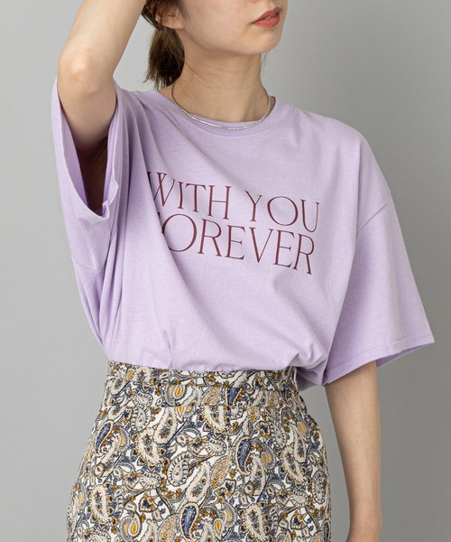 SCREEN STARS(スクリーンスターズ)の「【SCREEN STARS/スクリーンスターズ】ロゴプリントカラーTシャツ(Tシャツ/カットソー・レディース・パープル/オフホワイト/ブルー・FREE)」の22枚目の写真