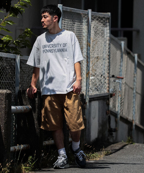 BEAMS(ビームス)の「BEAMS / ルーズ カレッジ Tシャツ(Tシャツ/カットソー・メンズ・ホワイト/ネイビー/ブラウン・SMALL/MEDIUM/X-LARGE/LARGE)」の18枚目の写真