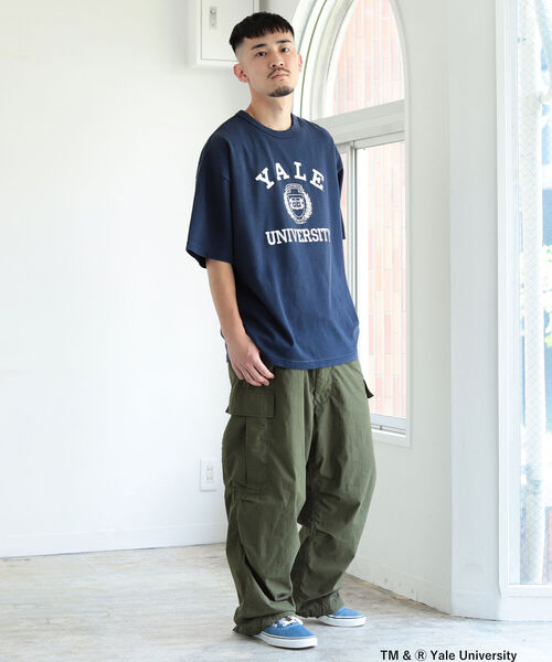 BEAMS(ビームス)の「BEAMS / ルーズ カレッジ Tシャツ(Tシャツ/カットソー・メンズ・ホワイト/ネイビー/ブラウン・SMALL/MEDIUM/X-LARGE/LARGE)」の11枚目の写真