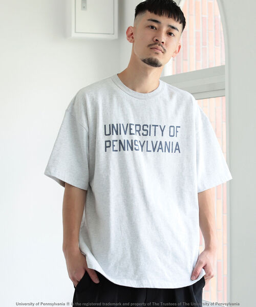 BEAMS(ビームス)の「BEAMS / ルーズ カレッジ Tシャツ(Tシャツ/カットソー・メンズ・ホワイト/ネイビー/ブラウン・SMALL/MEDIUM/X-LARGE/LARGE)」の12枚目の写真