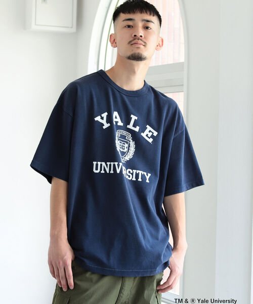BEAMS(ビームス)の「BEAMS / ルーズ カレッジ Tシャツ(Tシャツ/カットソー・メンズ・ホワイト/ネイビー/ブラウン・SMALL/MEDIUM/X-LARGE/LARGE)」の14枚目の写真