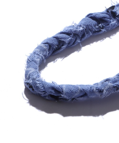 SunKu(サンク)の「SunKu/サンク バンダナネックレス(ネックレス・メンズ・ブラック/ベージュ/パープル/ネイビー/ブラウン/グレー/レッド/ピンク/ターコイズブルー/ライム/イエロー/オレンジ/グリーン/ブルー系その他/パープル系その他/ブルー・FREE)」の20枚目の写真