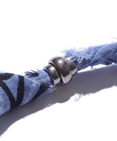 SunKu(サンク)の「SunKu/サンク バンダナネックレス(ネックレス・メンズ・ブラック/ベージュ/パープル/ネイビー/ブラウン/グレー/レッド/ピンク/ターコイズブルー/ライム/イエロー/オレンジ/グリーン/ブルー系その他/パープル系その他/ブルー・FREE)」の21枚目の写真