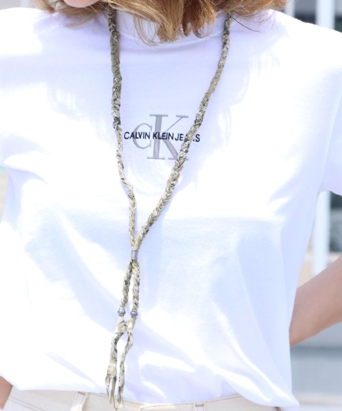 SunKu(サンク)の「SunKu/サンク バンダナネックレス(ネックレス・メンズ・ブラック/ベージュ/パープル/ネイビー/ブラウン/グレー/レッド/ピンク/ターコイズブルー/ライム/イエロー/オレンジ/グリーン/ブルー系その他/パープル系その他/ブルー・FREE)」の17枚目の写真