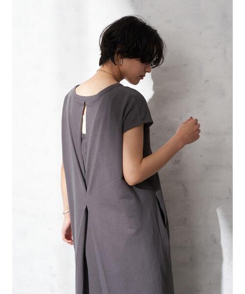 YECCA VECCA(イェッカヴェッカ)の「ジャガードカットワンピース*(ワンピース・レディース・チャコールグレー/ベージュ/ブラウン・FREE)」の17枚目の写真