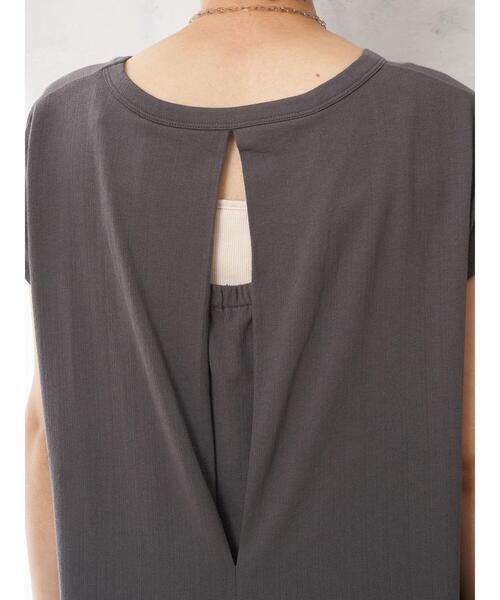 YECCA VECCA(イェッカヴェッカ)の「ジャガードカットワンピース*(ワンピース・レディース・チャコールグレー/ベージュ/ブラウン・FREE)」の11枚目の写真