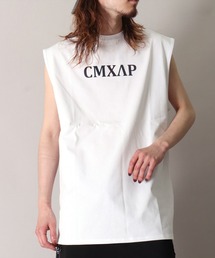 BAYBLO（ベイブロ）の「【ユニセックス】【CMXAP】ライン テープ リフレクター プリント ノースリーブ Tシャツ(KU)（Tシャツ/カットソー・メンズ）」