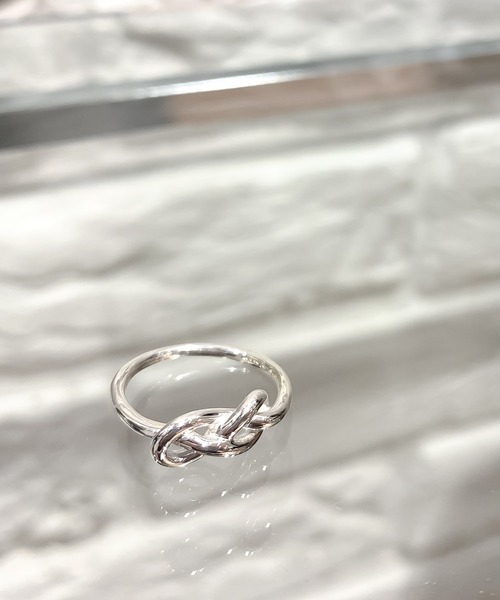 Blanche(ブランシュ)の「Blanche ブランシュ メビウスデザインピンキーリング Miel (ミエル) SILVER(リング・レディース・シルバー/ゴールド・#4/#5/#6/#7/#3)」の1枚目の写真