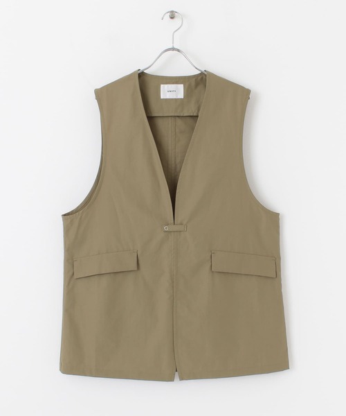 unify（ユニファイ）の「UNIFY　Cotton Nylon Vest（ベスト・レディース・ベージュ/ネイビー・ONE）」の6枚目の写真