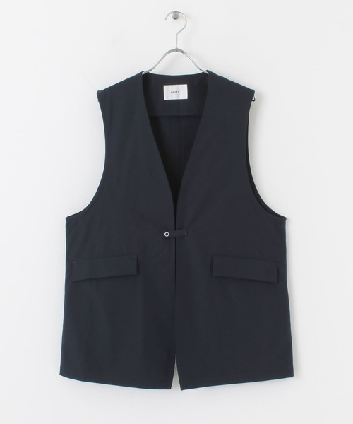 unify（ユニファイ）の「UNIFY　Cotton Nylon Vest（ベスト・レディース・ベージュ/ネイビー・ONE）」の7枚目の写真