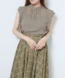 レイヤードショートスリーブブラウス