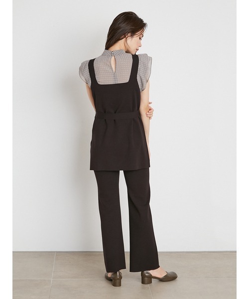 SNIDEL（スナイデル）の「レイヤードショートスリーブブラウス（シャツ/ブラウス・レディース・ホワイト/ブラウン/モカ・FREE）」の13枚目の写真