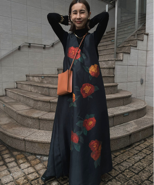 トップス AMERI wt セール】FLOCKY SKIN L/S CUT TOP（Tシャツ/カットソー）｜Ameri
