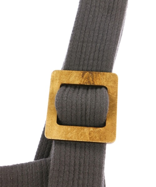 ALEXIA STAM（アリシアスタン）の「Gauze Salopette/ガーゼサロペット（サロペット/オーバーオール・レディース・アイボリー/チャコールグレー/カーキ・FREE）」の10枚目の写真