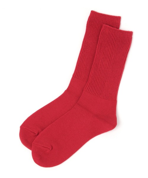 studio CLIP(スタディオクリップ)の「オーガニックコットンソックス(ソックス/靴下・レディース・レッド/オフホワイト/グレー/ベージュ・FREE)」の4枚目の写真