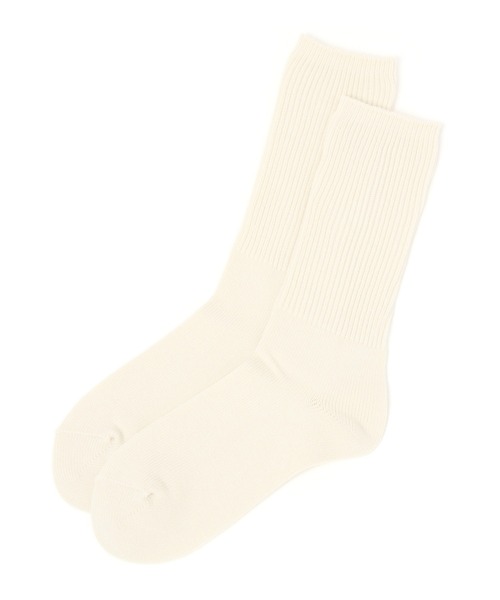 studio CLIP(スタディオクリップ)の「オーガニックコットンソックス(ソックス/靴下・レディース・レッド/オフホワイト/グレー/ベージュ・FREE)」の2枚目の写真