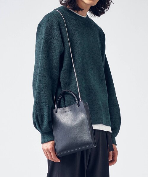 tk.TAKEO KIKUCHI（ティーケータケオキクチ）の「◆【WEB限定】3WAYスクエアバッグ（ショルダーバッグ・メンズ・ブラック/サンドベージュ/ボルドー/ブラック系/ブラック系5・00）」の3枚目の写真