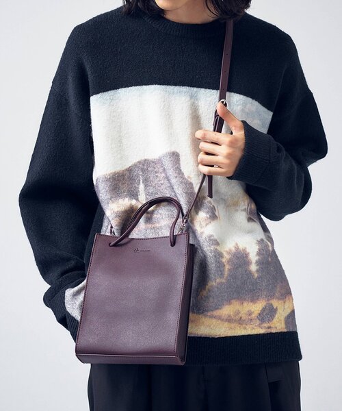 tk.TAKEO KIKUCHI（ティーケータケオキクチ）の「◆【WEB限定】3WAYスクエアバッグ（ショルダーバッグ・メンズ・ブラック/サンドベージュ/ボルドー/ブラック系/ブラック系5・00）」の5枚目の写真