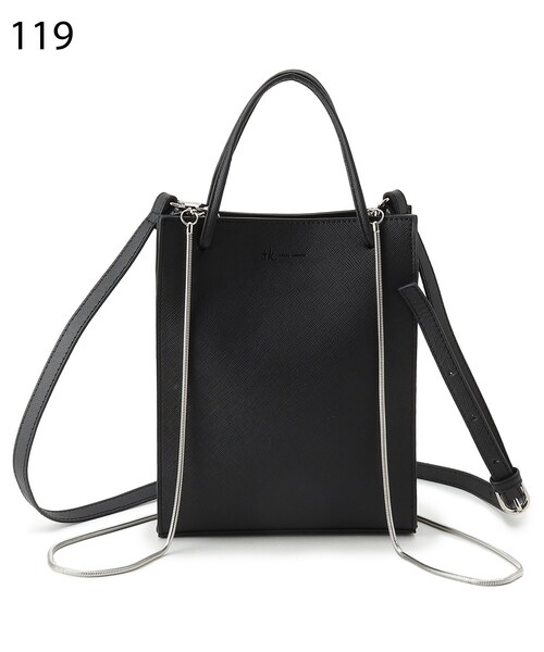 tk.TAKEO KIKUCHI（ティーケータケオキクチ）の「◆【WEB限定】3WAYスクエアバッグ（ショルダーバッグ・メンズ・ブラック/サンドベージュ/ボルドー/ブラック系/ブラック系5・00）」の14枚目の写真