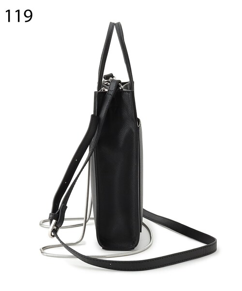 tk.TAKEO KIKUCHI（ティーケータケオキクチ）の「◆【WEB限定】3WAYスクエアバッグ（ショルダーバッグ・メンズ・ブラック/サンドベージュ/ボルドー/ブラック系/ブラック系5・00）」の12枚目の写真