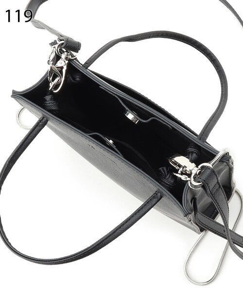 tk.TAKEO KIKUCHI（ティーケータケオキクチ）の「◆【WEB限定】3WAYスクエアバッグ（ショルダーバッグ・メンズ・ブラック/サンドベージュ/ボルドー/ブラック系/ブラック系5・00）」の7枚目の写真