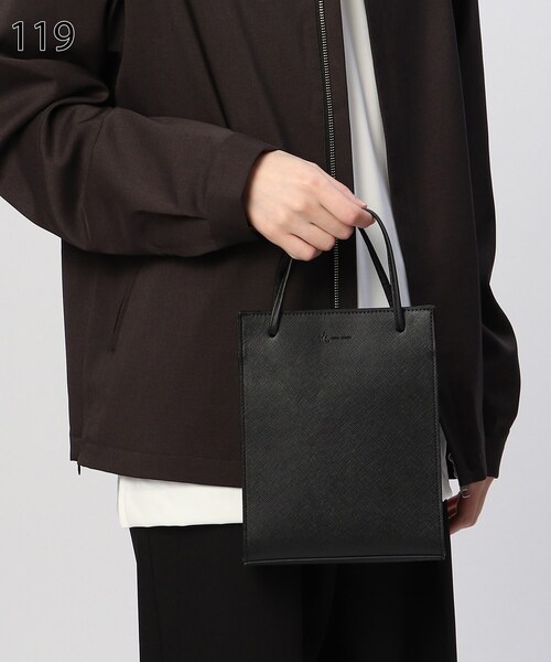 tk.TAKEO KIKUCHI（ティーケータケオキクチ）の「◆【WEB限定】3WAYスクエアバッグ（ショルダーバッグ・メンズ・ブラック/サンドベージュ/ボルドー/ブラック系/ブラック系5・00）」の9枚目の写真