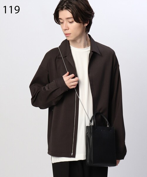 tk.TAKEO KIKUCHI（ティーケータケオキクチ）の「◆【WEB限定】3WAYスクエアバッグ（ショルダーバッグ・メンズ・ブラック/サンドベージュ/ボルドー/ブラック系/ブラック系5・00）」の11枚目の写真