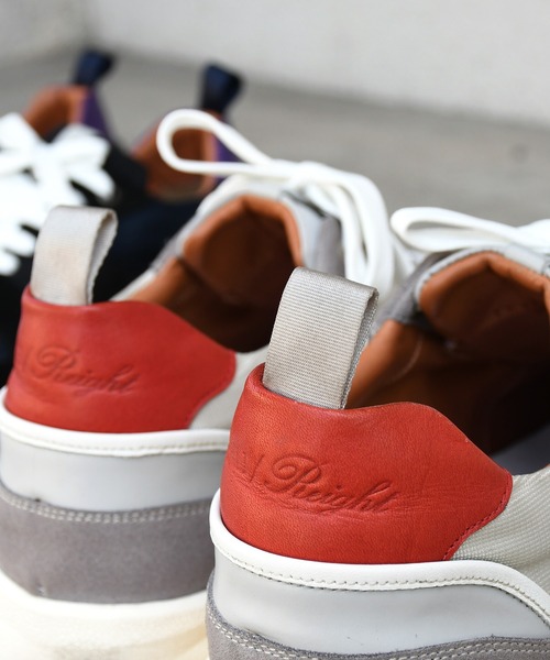 Johnbull Private labo（ジョンブルプライベートラボ）の「WEB限定【EARLE×JOHNBULL】別注スニーカー（スニーカー・メンズ・ネイビー/ベージュ・37/40/42/44/39）」の17枚目の写真